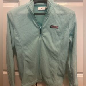 Vineyard Vines Aqua Quarter Zip